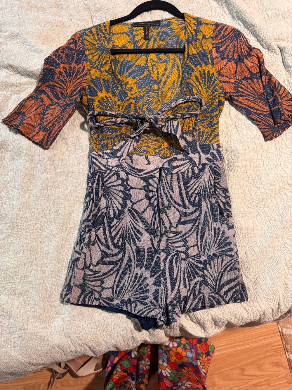 BCBG Ivy print Romper